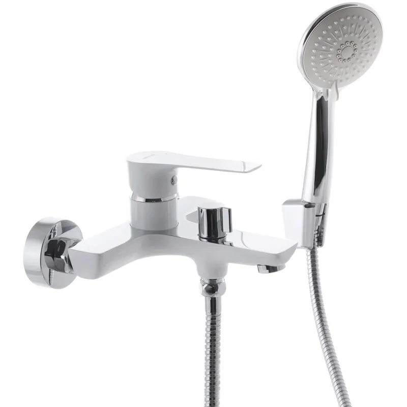 Смеситель для ванны MIXXUS PREMIUM EVA 009 EURO, короткий излив, белый, 130 мм (MI5811) Смеситель для ванны MIXXUS PREMIUM EVA 009 EURO, короткий излив, белый, 130 мм (MI5811)