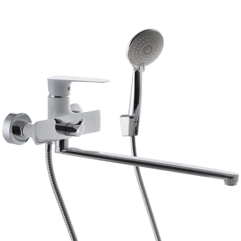 Змішувач для ванни MIXXUS PREMIUM EVA 006 EURO Білий з довгим виливом 320 мм (MI5813) Змішувач для ванни MIXXUS PREMIUM EVA 006 EURO Білий з довгим виливом 320 мм (MI5813)
