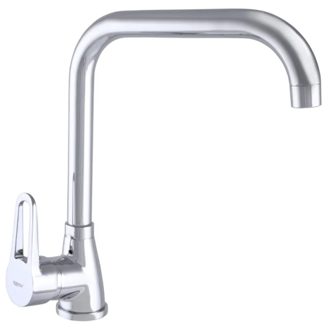 Смеситель для кухни ZERIX SOP7 045 с высоким изливом, хромированный, универсальное крепление (ZX0191)