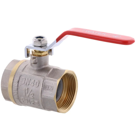 Кран шаровый 1 1/2" ГГР WATERPRO (WP0134) для воды, латунь, стальной (WP0134) Кран шаровый 1 1/2" ГГР WATERPRO (WP0134) для воды, латунь, стальной (WP0134)