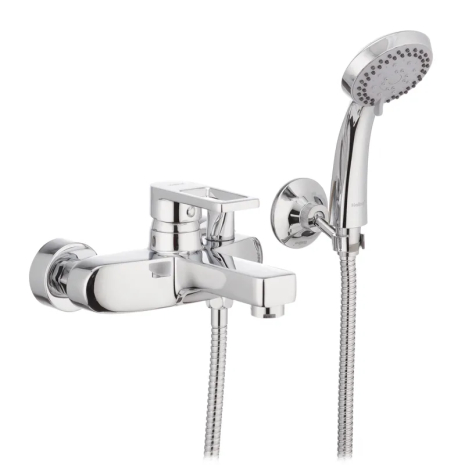Смеситель для ванны Haiba GUDINI 009 (HB0149) с коротким изливом, хромовый (HB0149)