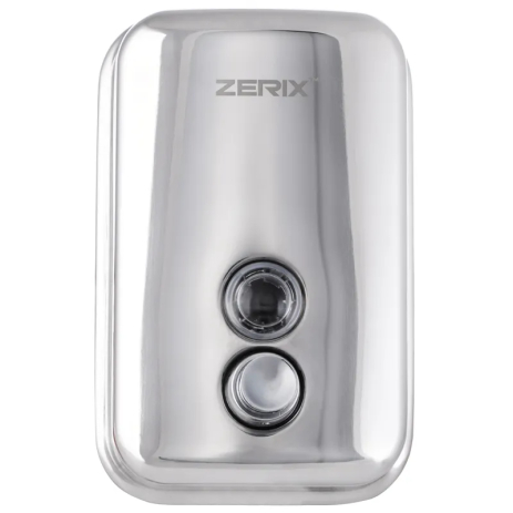Дозатор для рідкого мила ZERIX D-500-SUS настінний, сталевий, 0,5 л (ZX3245) Дозатор для рідкого мила ZERIX D-500-SUS настінний, сталевий, 0,5 л (ZX3245)