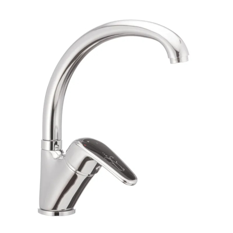 Смеситель для кухни Haiba MAGIC 777 черный вентильный с высоким изливом HB0660 (HB0660)
