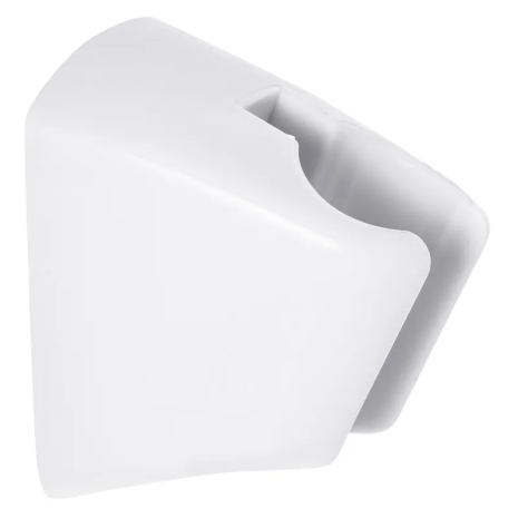 Кронштейн для душевой лейки ZERIX HOLDER-01W, белый глянец, крепление для душа (LL1787)