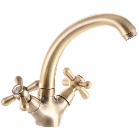Смеситель для умывальника HAIBA DOMINOX 272 (HB3935) с гибкой подводкой и аэратором (HB3935)