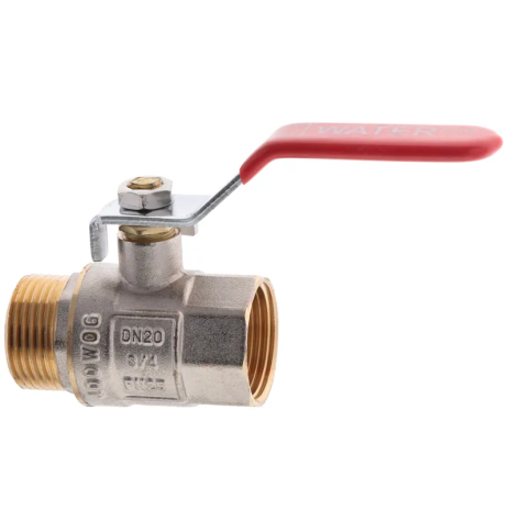 Кран шаровый WATERPRO 3/4" ГШР (WP2913) для воды, латунь, резьбовое соединение (WP2913) Кран шаровый WATERPRO 3/4" ГШР (WP2913) для воды, латунь, резьбовое соединение (WP2913)