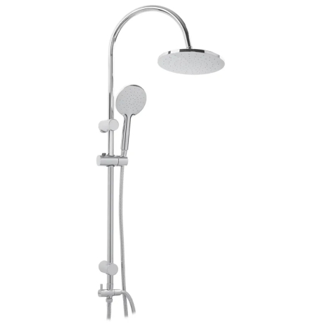 Душова колонка ZERIX DK-002 без змішувача, латунь, хром, 100 см, 1 режим потоку (ZX3094)