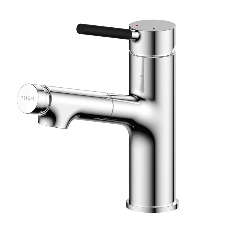 Смеситель для умывальника MIXXUS PREMIUM ADAM 001 (SH) хром, выдвижной излив 150 см (MI5826) Смеситель для умывальника MIXXUS PREMIUM ADAM 001 (SH) хром, выдвижной излив 150 см (MI5826)