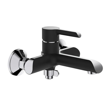 Змішувач для ванни MIXXUS PREMIUM EDEM 009 (BLACK) з коротким виливом, латунь (MI5840) Змішувач для ванни MIXXUS PREMIUM EDEM 009 (BLACK) з коротким виливом, латунь (MI5840)