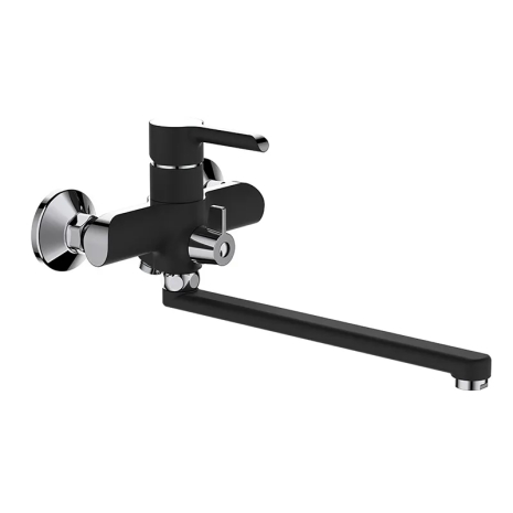 Змішувач для ванни MIXXUS PREMIUM EDEM 006 EURO (ЧОРНИЙ) з довгим виливом, латунь. (MI5841) Змішувач для ванни MIXXUS PREMIUM EDEM 006 EURO (ЧОРНИЙ) з довгим виливом, латунь. (MI5841)