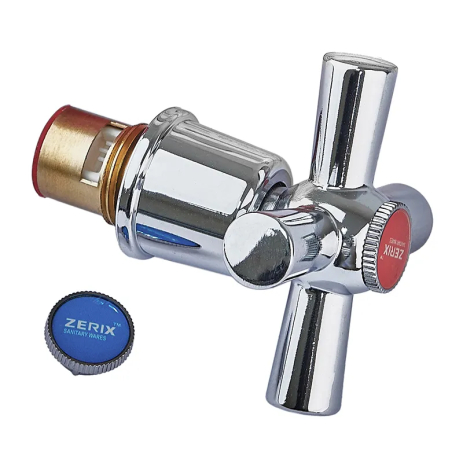 Ручка для змішувача ZERIX HANDLE ONE-A722 з кранівкою, хромована (ZX3267) Ручка для змішувача ZERIX HANDLE ONE-A722 з кранівкою, хромована (ZX3267)
