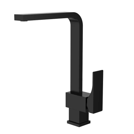 Смеситель для кухни KOER KB-70010-05 черный с высоким изливом и латунным корпусом (KR3489) Смеситель для кухни KOER KB-70010-05 черный с высоким изливом и латунным корпусом (KR3489)