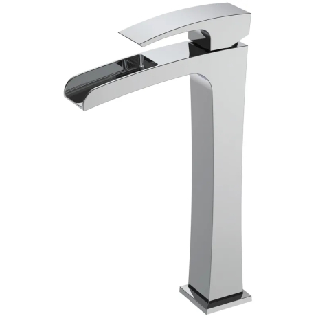 Смеситель для умывальника KOER KB-15007-01 с высоким водопадом (хром) 334 мм (KR3448) Смеситель для умывальника KOER KB-15007-01 с высоким водопадом (хром) 334 мм (KR3448)