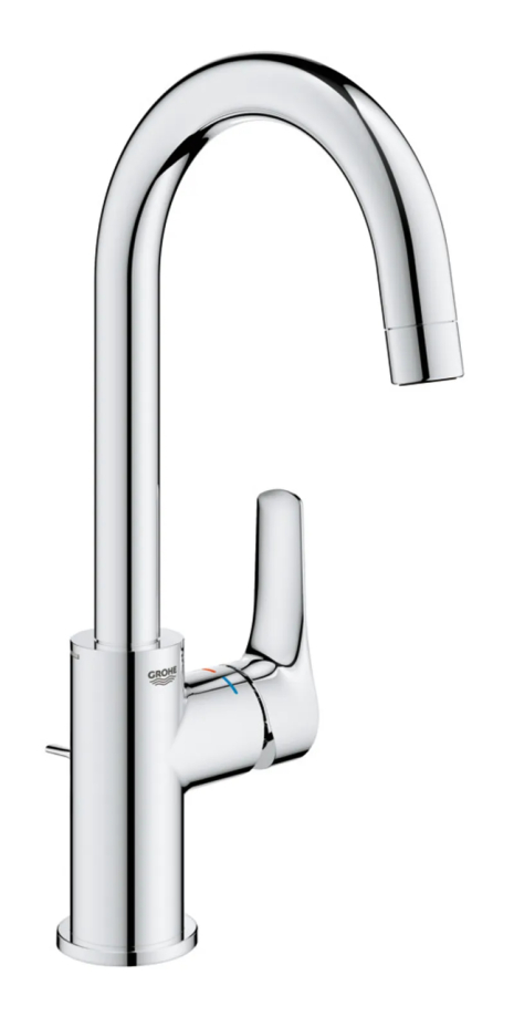 Змішувач для раковини Grohe Eurosmart New L-образний хром, однорукий, 5.7 л/хв (23537003) Змішувач для раковини Grohe Eurosmart New L-образний хром, однорукий, 5.7 л/хв (23537003)