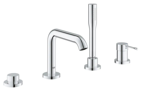 Змішувач на борт ванни Grohe Essence New 4 отвори, хромований, з душем (19578001) Змішувач на борт ванни Grohe Essence New 4 отвори, хромований, з душем (19578001)