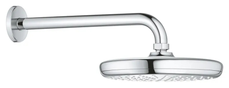 Верхній душ Grohe New Tempesta Classic з хромованим покриттям та кріпленням (26411000)