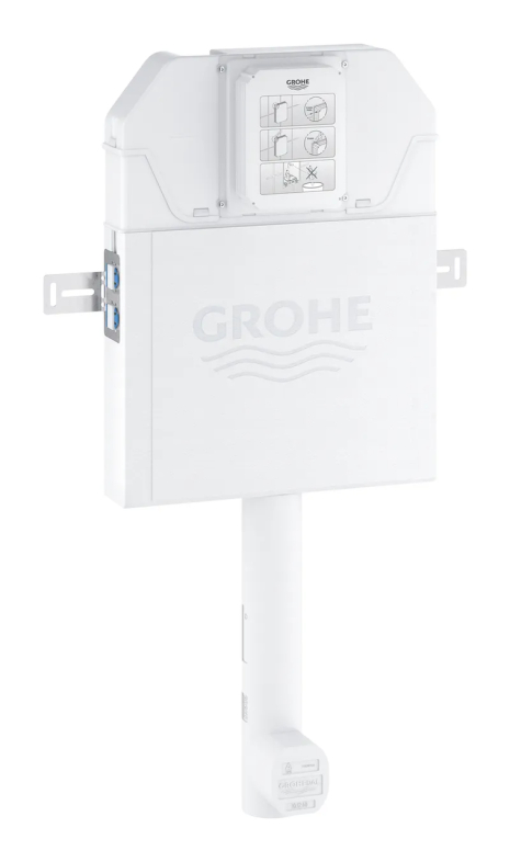 Бачок скрытого монтажа Grohe Flushing cistern solo 6л для унитаза, пневматический, белый (39682000)