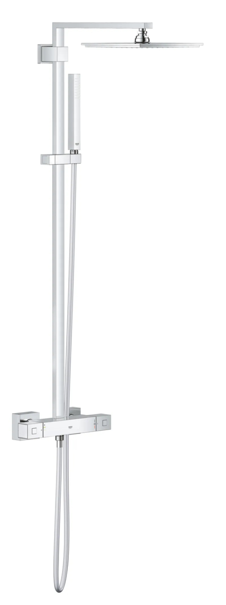Душевая система Grohe Euphoria Cube с термостатом и хромированным покрытием 26087000 (26087000)