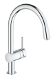 Смеситель для кухни Grohe Minta с выдвижным изливом, хром, модерн 32918000 (32918000) Смеситель для кухни Grohe Minta с выдвижным изливом, хром, модерн 32918000 (32918000)