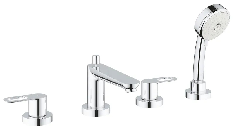 Змішувач на борт ванни Grohe BauLoop (2511900A) з ручним душем, хромований (2511900A) Змішувач на борт ванни Grohe BauLoop (2511900A) з ручним душем, хромований (2511900A)