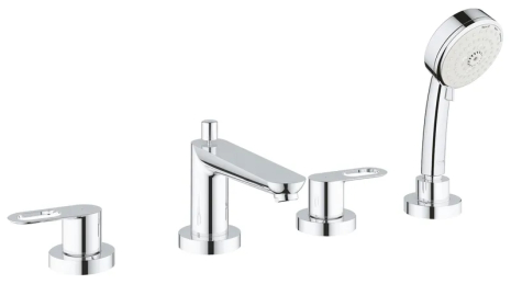 Змішувач на борт ванни Grohe BauLoop (2511900A) з ручним душем, хромований (2511900A)