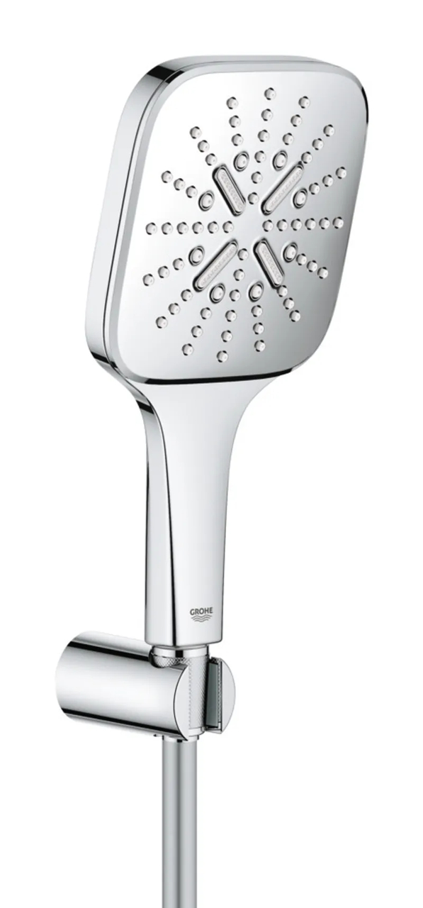 Душовий набір Grohe Rainshower SmartActive з тримачем і 3 режимами струменя, хром (26589000) Душовий набір Grohe Rainshower SmartActive з тримачем і 3 режимами струменя, хром (26589000)