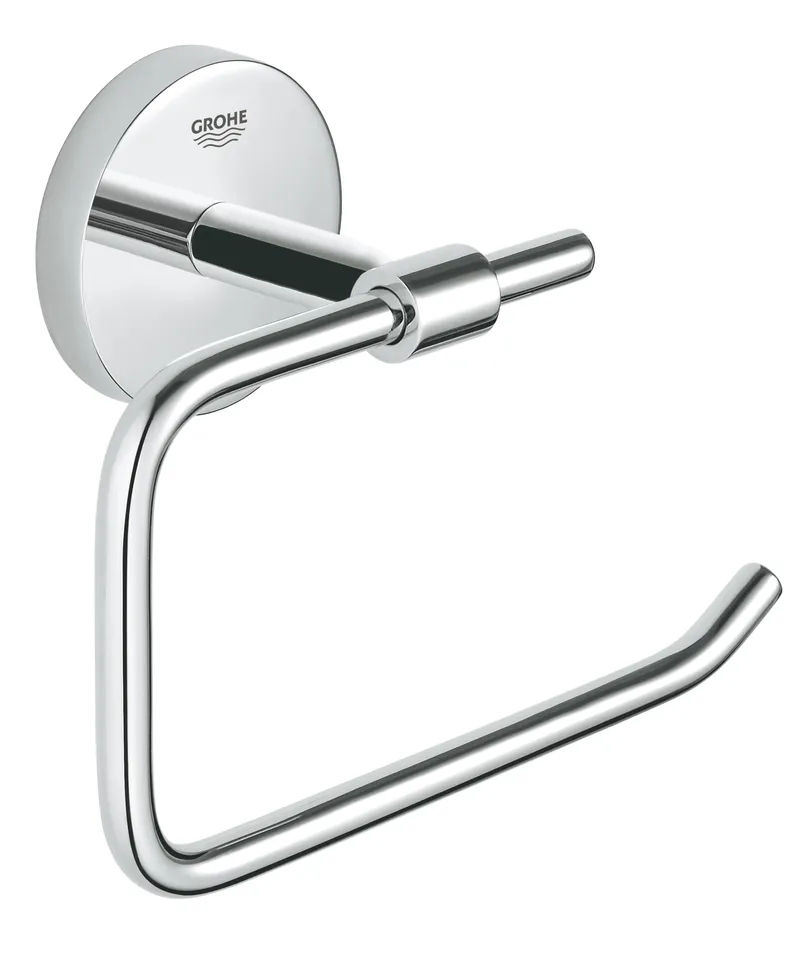 Тримач для туалетного паперу Grohe Bau Cosmopolitan, хром, настінний, стильний та довговічний. (40457001) Тримач для туалетного паперу Grohe Bau Cosmopolitan, хром, настінний, стильний та довговічний. (40457001)