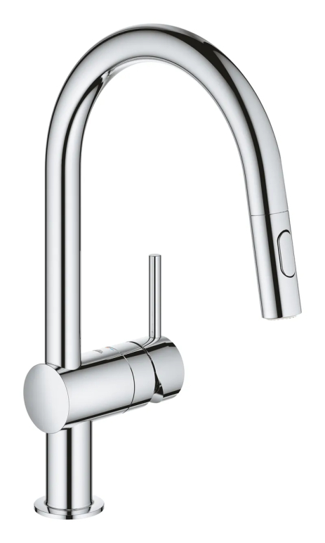 Смеситель для кухни Grohe Minta с выдвижным изливом и двумя режимами подачи воды (32321002)