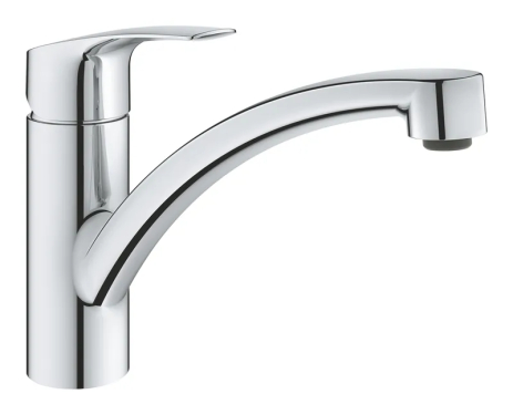 Смеситель для кухни Grohe Eurosmart New, хром, однорычажный, высота 180 мм (33281003)