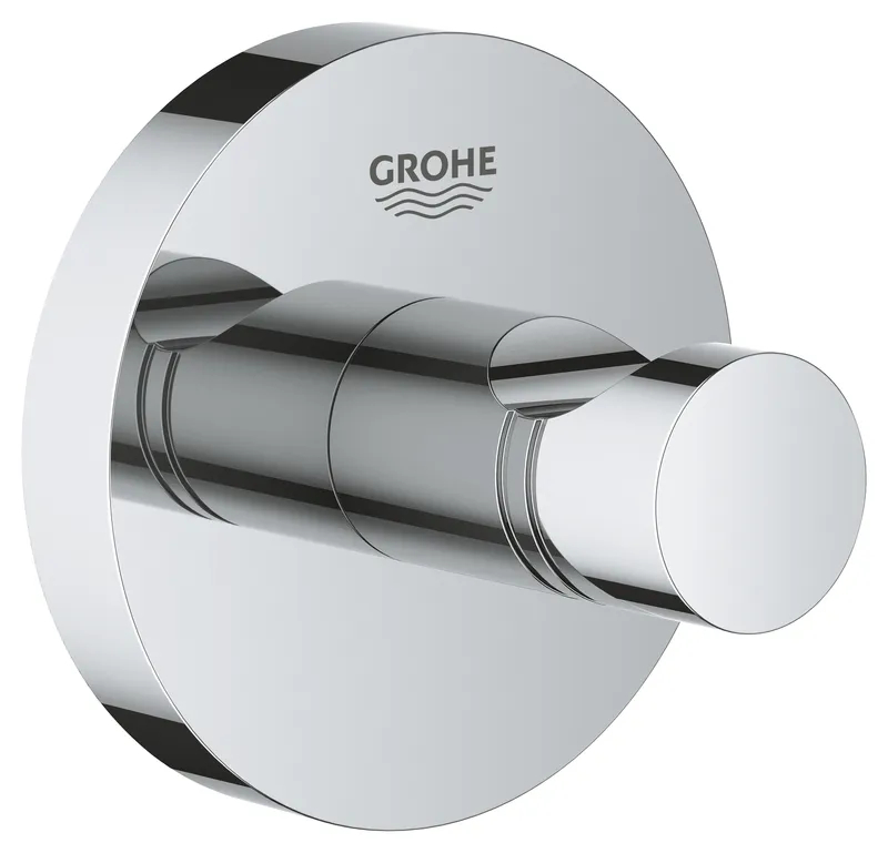 Гачок для халата GROHE Essentials New, хромований, настінний, 40364001 (40364001) Гачок для халата GROHE Essentials New, хромований, настінний, 40364001 (40364001)