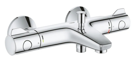 Термостат для ванны Grohe Grohtherm 800, настенный смеситель с хромовым покрытием (34567000)