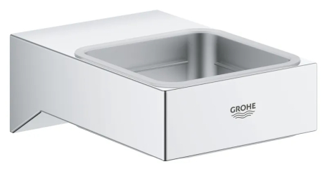 Тримач для аксесуарів GROHE Selection Cube з хромованим покриттям та швидким установленням (40865000)