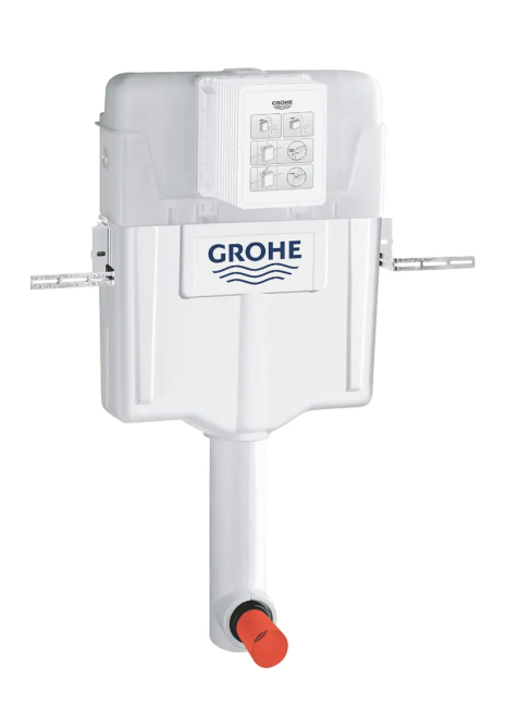 Смывной бачок GROHE GD 2 (38661000) для унитаза, пневматический, 6-9 л, белый (38661000)