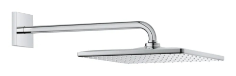 Верхній душ з настінним кронштейном Grohe Rainshower Mono, хром, GROHE DreamSpray (26563000)