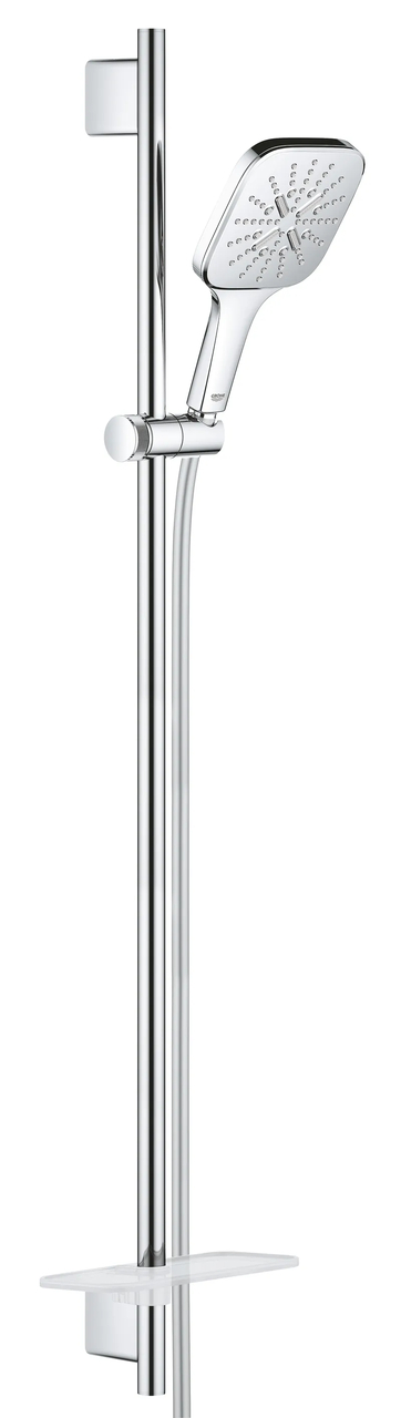 Душовий гарнітур Grohe Rainshower SmartActive зі штангою, 3 режими струї, хром (26586000)