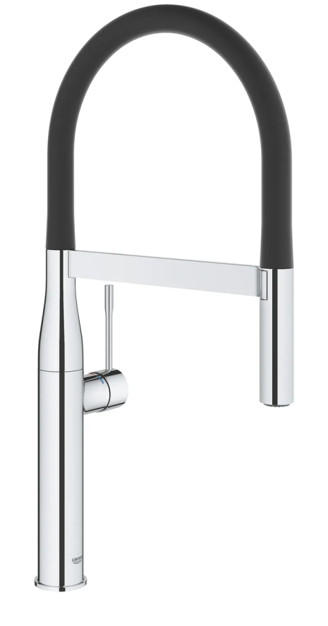 Змішувач для кухні Grohe Essence New з гнучким виливом, хром, модерн (30294000)