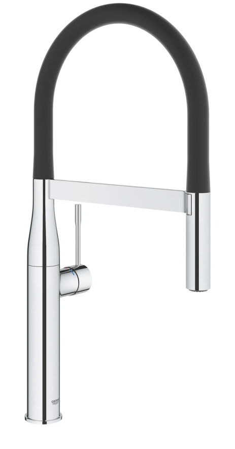 Смеситель для кухни Grohe Essence New с гибким изливом, хром, модерн (30294000)