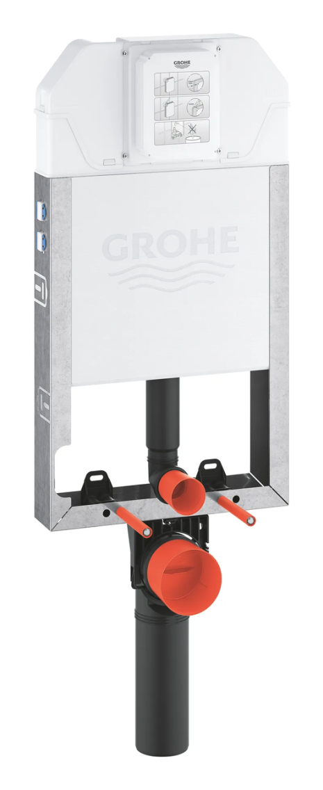 Бачок скрытого монтажа GROHE Uniset (39683000) пневматический для унитаза, белый (39683000)