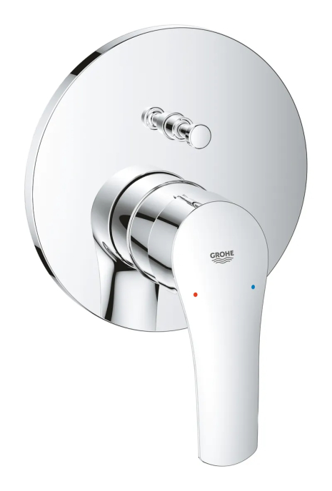 Змішувач прихованого монтажу GROHE Eurosmart New для ванної на 2 споживача, хром (24043003) Змішувач прихованого монтажу GROHE Eurosmart New для ванної на 2 споживача, хром (24043003)