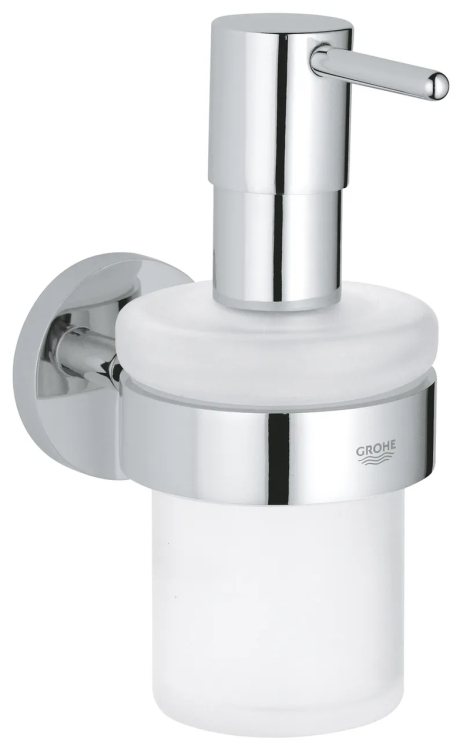 Настінний диспенсер рідкого мила Grohe Essentials New, хромований, 0,2 л (40448001) Настінний диспенсер рідкого мила Grohe Essentials New, хромований, 0,2 л (40448001)