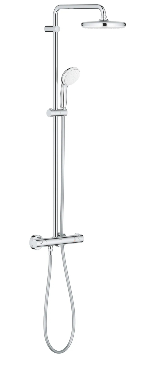 Душова система з термостатом Grohe BauClassic Neutral, Хром, 2 режими (26699000) Душова система з термостатом Grohe BauClassic Neutral, Хром, 2 режими (26699000)