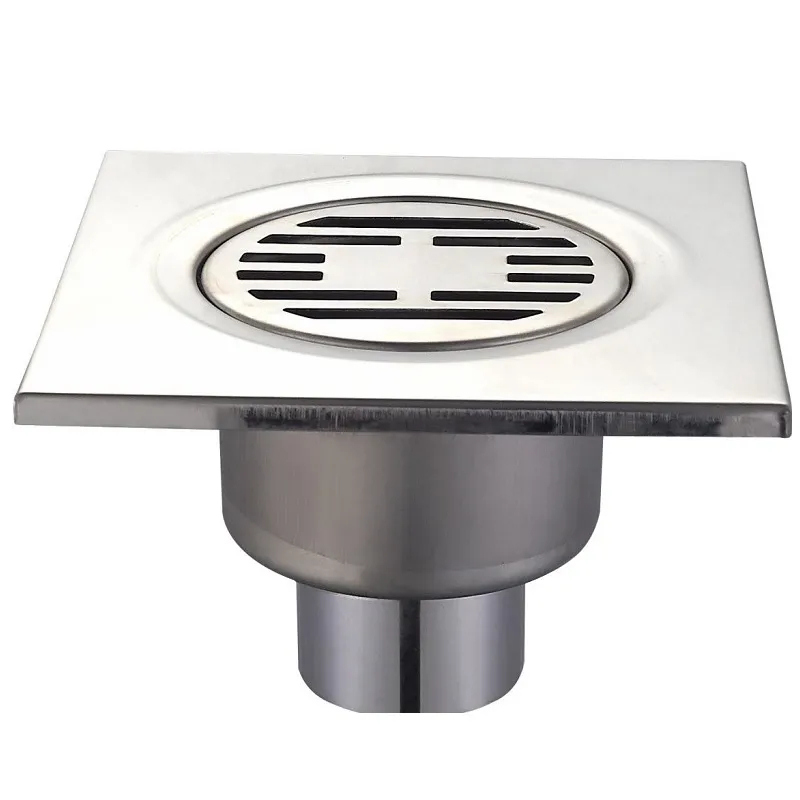 Душовий трап CHAMPION DRAIN-03, 150x150 мм, з нержавіючої сталі, прямий відвід (CH6147) Душовий трап CHAMPION DRAIN-03, 150x150 мм, з нержавіючої сталі, прямий відвід (CH6147)