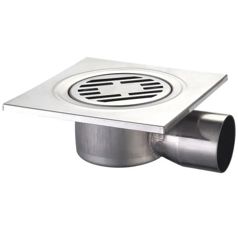 Душовий трап MIXXUS DRAIN-04 з нержавіючої сталі SUS304, кутовий відвід 15x15 см, 900 мм (MI3420)