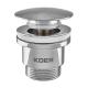 Донний клапан для умивальника KOER PW-01-01 1 1/4'' з хромованим покриттям (KR3400) Донний клапан для умивальника KOER PW-01-01 1 1/4'' з хромованим покриттям (KR3400)