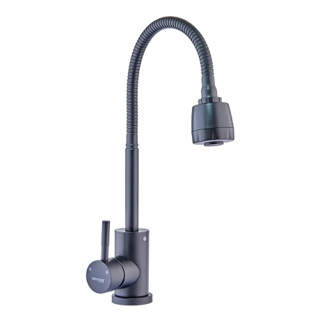 Смеситель для кухни Mixxus SOK-011 с гибким изливом и высоким гусаком, Германия (MI6016) Смеситель для кухни Mixxus SOK-011 с гибким изливом и высоким гусаком, Германия (MI6016)