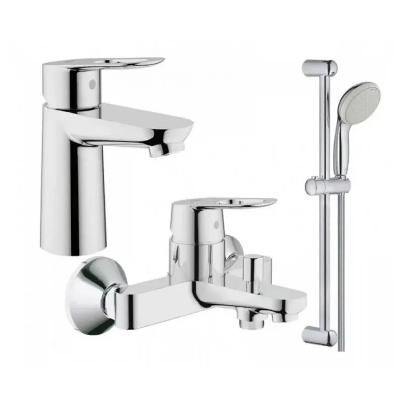 Набір змішувачів для ванної Grohe BauLoop S-Size, хром, латунь, 72 місяці гарантії (UA123214S1) Набір змішувачів для ванної Grohe BauLoop S-Size, хром, латунь, 72 місяці гарантії (UA123214S1)