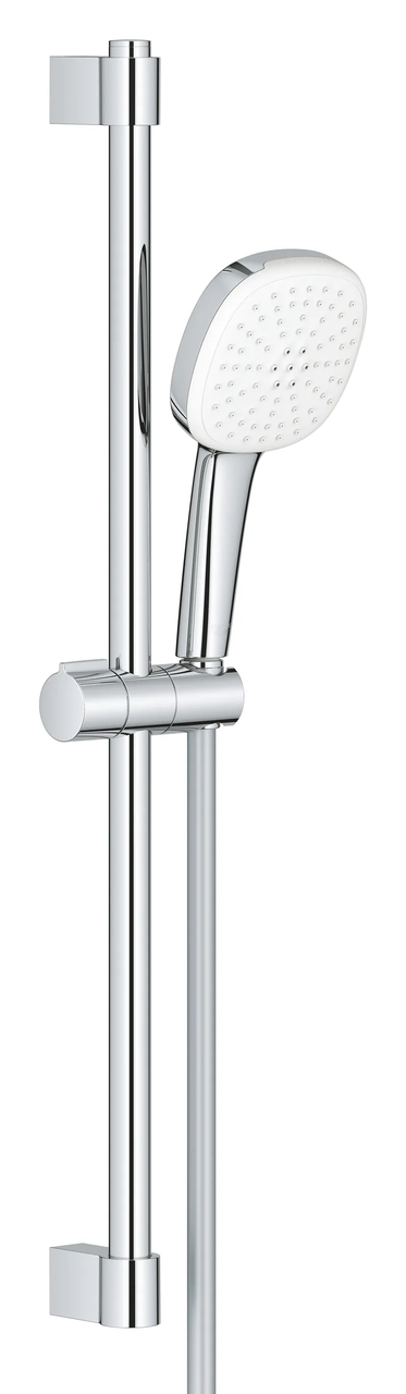 Душовий гарнітур Grohe Tempesta Cube 110, хром, 3 режими струменя, штанга 600 мм (26748003)