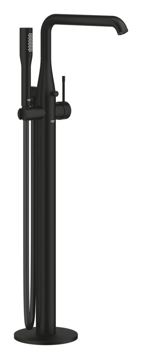 Смеситель для ванны напольный Grohe Essence 25248KF1 черный матовый, 780 мм (25248KF1)