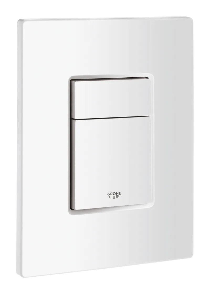 Панель смыва Grohe Skate Cosmopolitan, белая, для инсталляций, ABS-пластик (38732SH0) Панель смыва Grohe Skate Cosmopolitan, белая, для инсталляций, ABS-пластик (38732SH0)