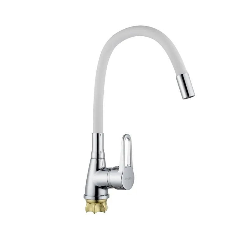 Смеситель для кухни Champion Sop 014-045 с гибким силиконовым изливом, хромированный (MI6362) Смеситель для кухни Champion Sop 014-045 с гибким силиконовым изливом, хромированный (MI6362)